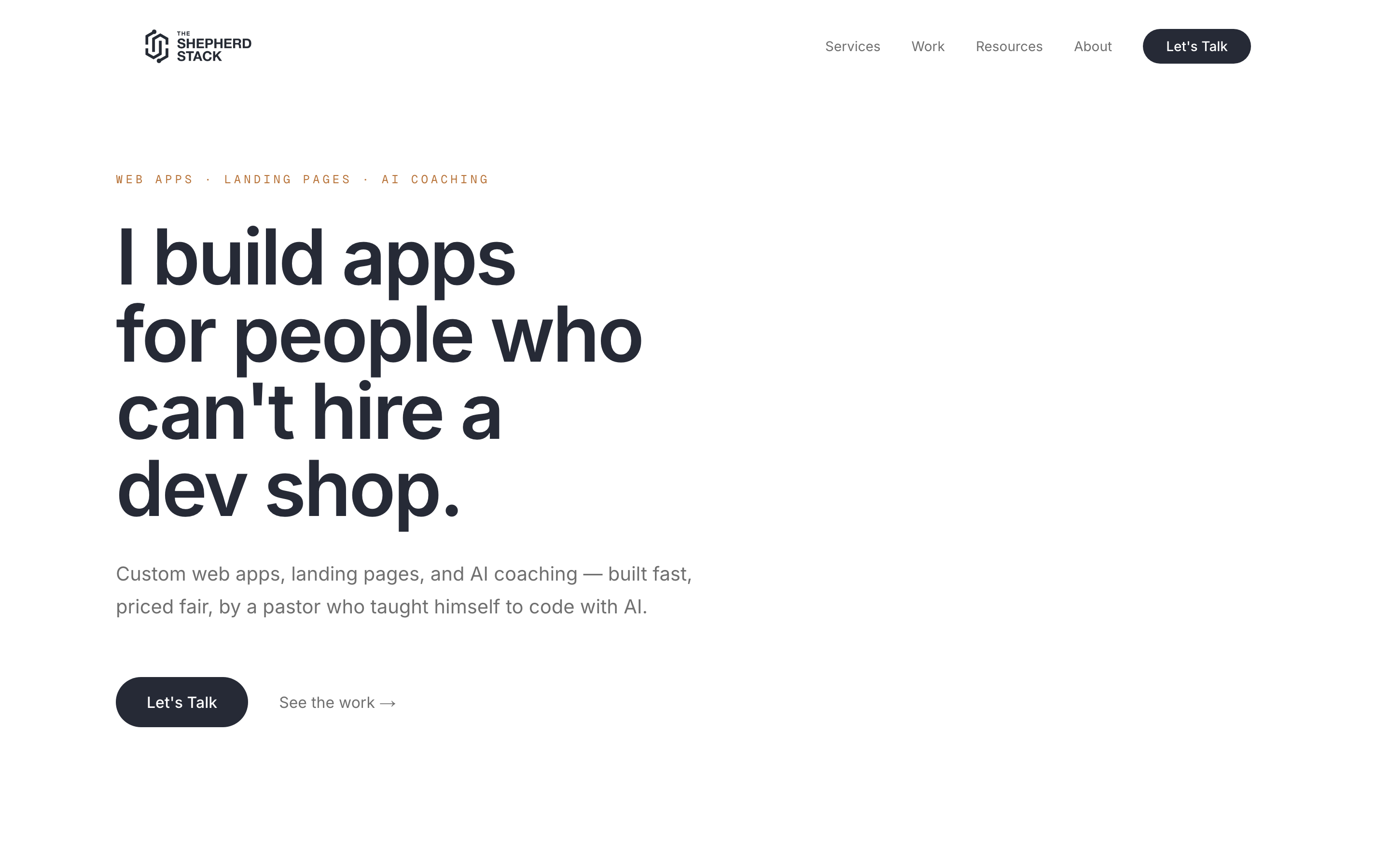 The Shepherd Stack — theshepherdstack.com